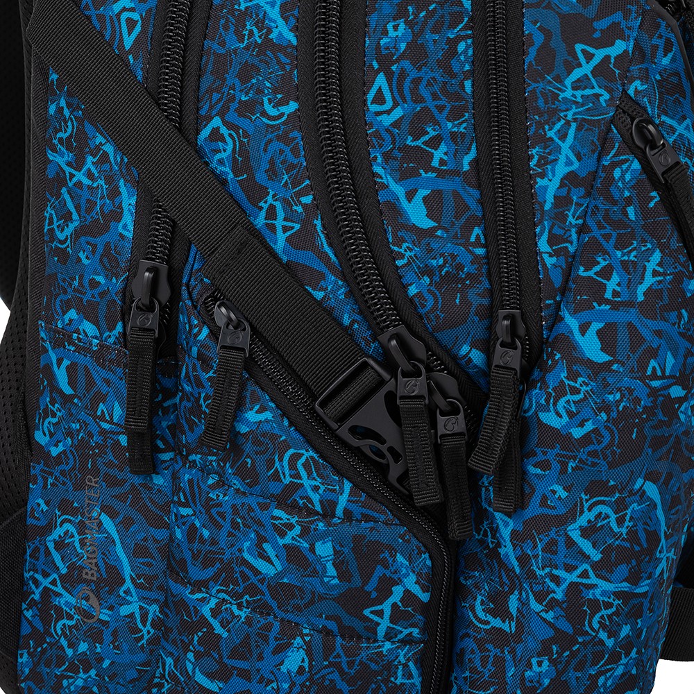 Prostorný Studentský Batoh Bagmaster BAG 20 B BLUE/BLACK | Bagmaster.cz